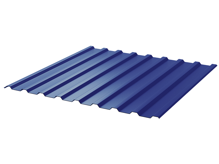 Профнастил полимер СП20 1100/1150 0,4  2м RAL 5002(ультрамар)