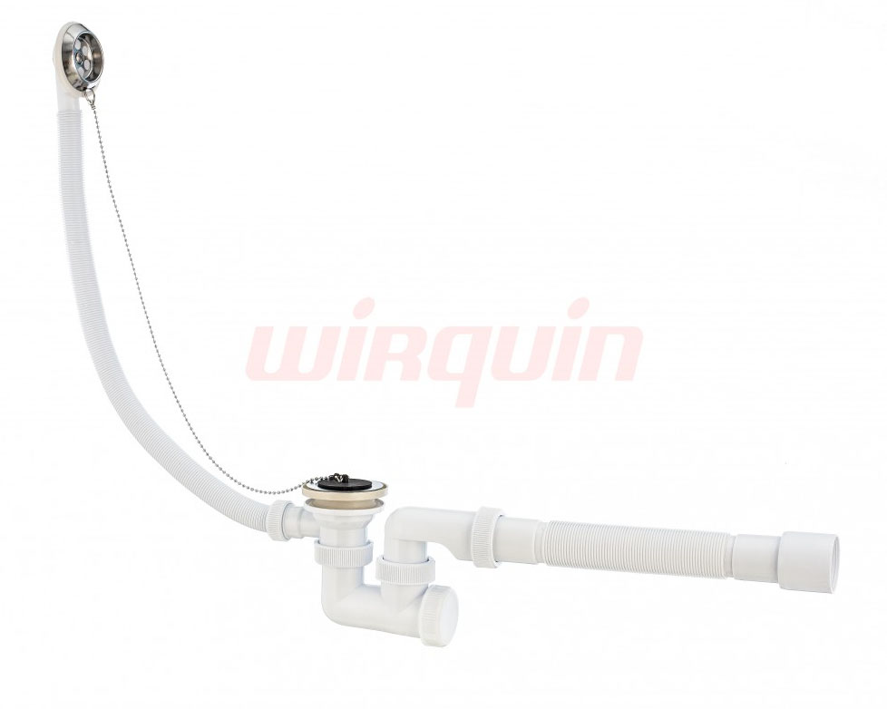 Сифон обвязка д/ванны 1 1/2 Е255 ВИР с гофрой 40*50 регулируемый (2420)