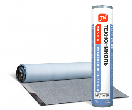 Гидроизоляция плоской кровли Технониколь самоклеющаяся 1х8м