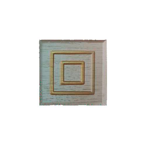 Квадратный элемент Ясень золотой 80*80мм ЛесКом