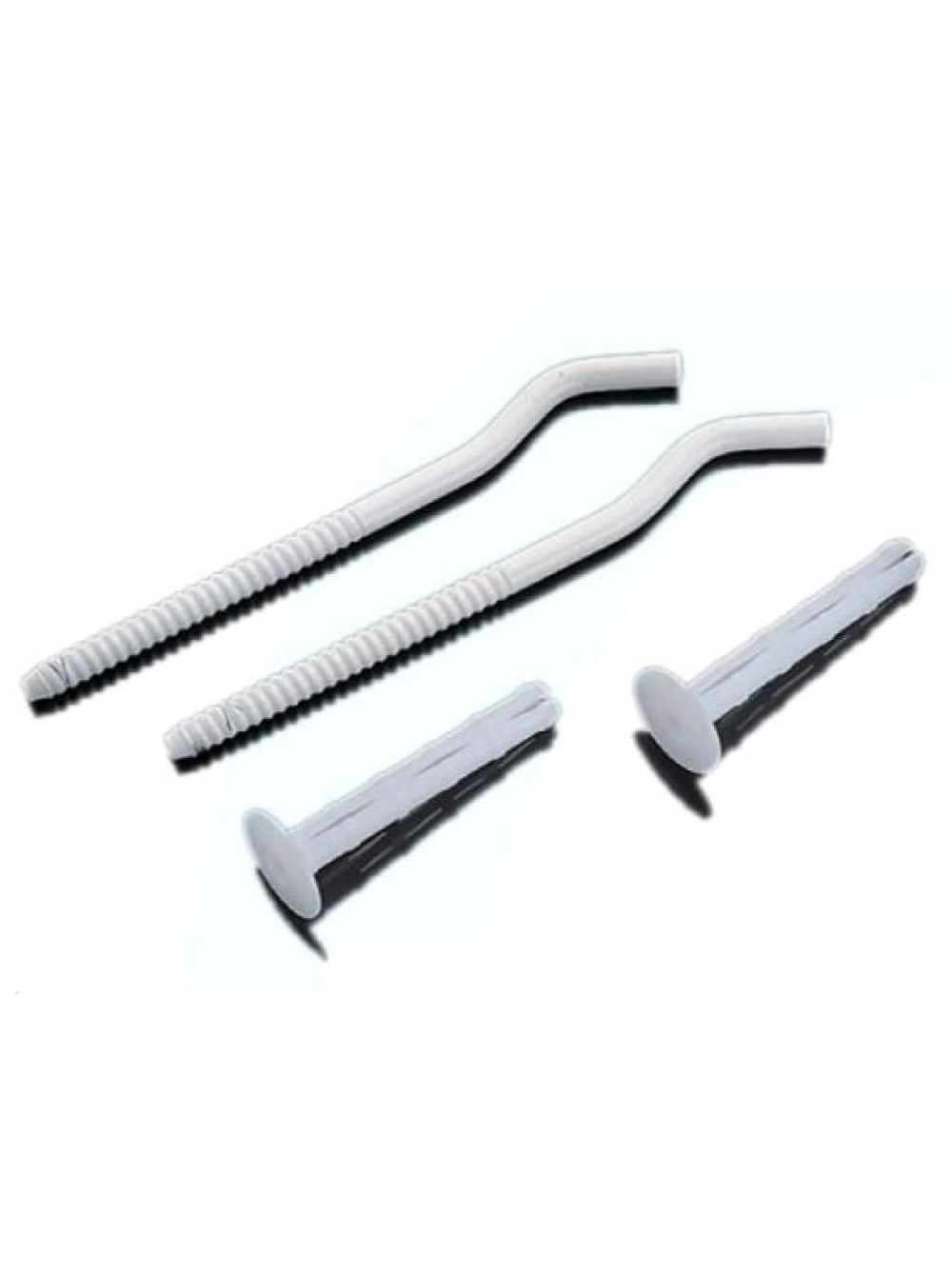 Кронштейн д/радиатора с дюбелем белый 7*300 мм