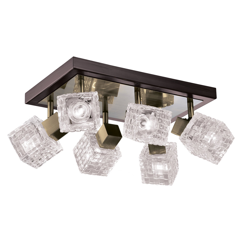 Спот IDLamp 362/6A-Oldbronze E14 6х60w Италия
