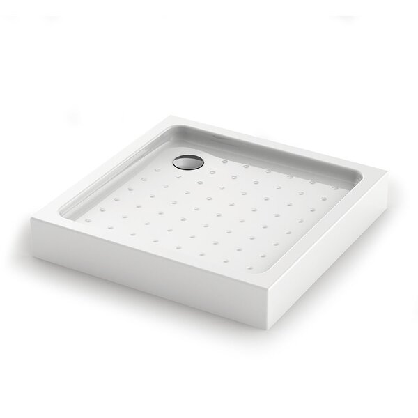 Поддон для душа Veconi TZ-52 100*100*15 низкий, квадратный, акрил. белый