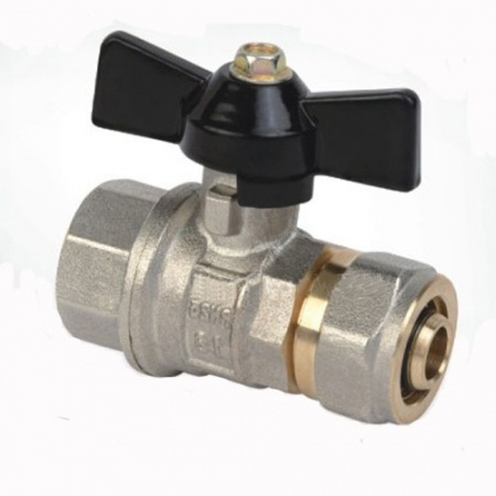 Кран шаровый для м/п труб 20*3/4 ц+г Frap FR401