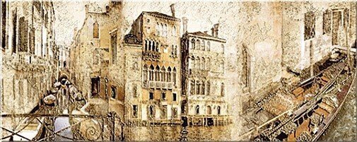 Плитка 505*201 AZORI Сфумато Вистас 2 беж  декор 