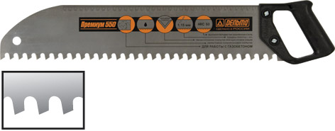 Ножовка по пенобетону 550мм Профи Фит 40700