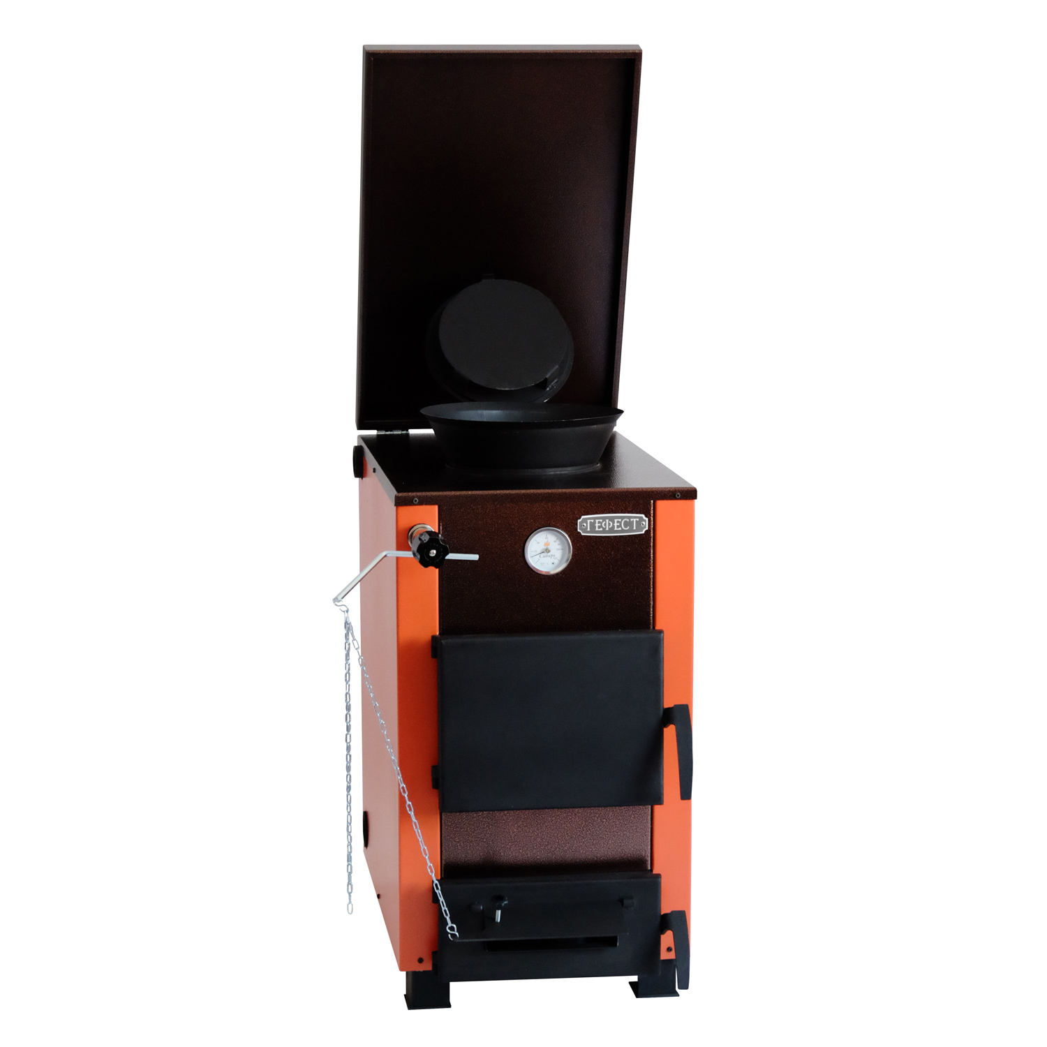 Котел твердотопливный СИБИРЬ-GEFEST-20, D150, 200м2, 2атм, НМК