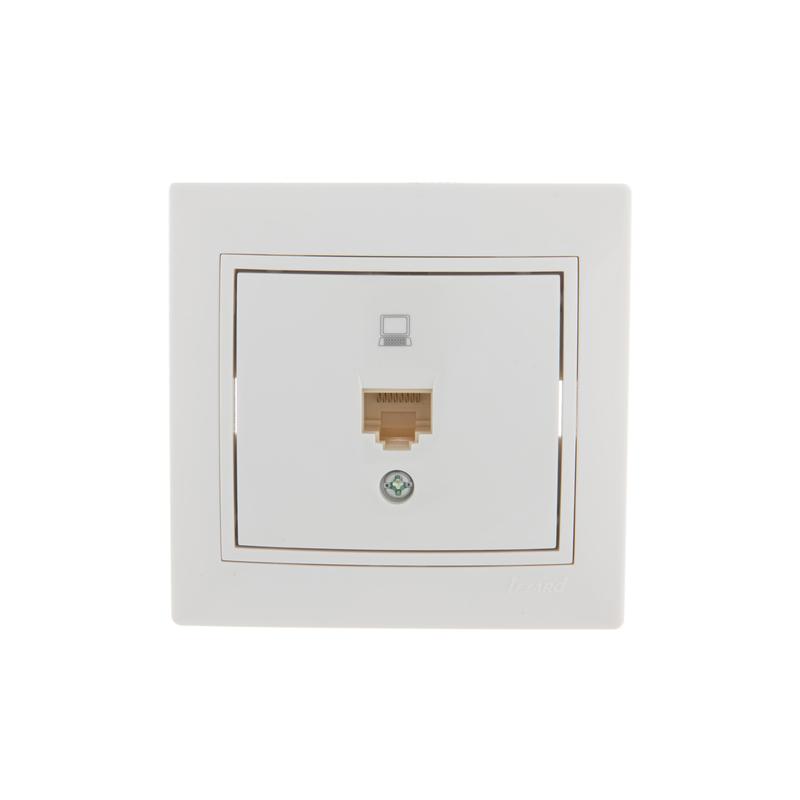 Розетка RAIN компьютерная RJ45 белая 703-0202-139