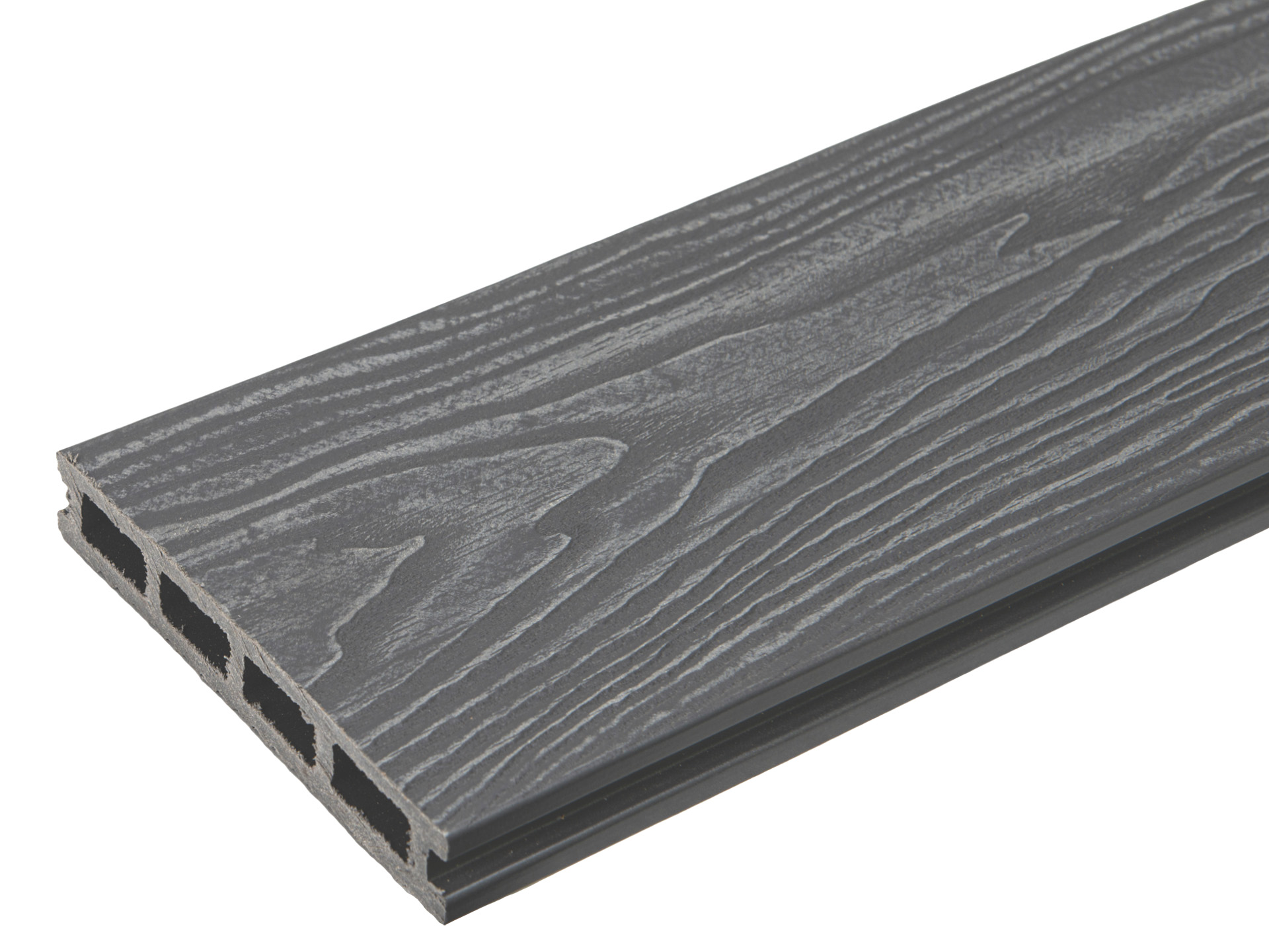 Террасная доска 25*150*4000мм 3D TalverWood брашинг серый 