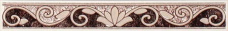 Плитка 200*300 Шахтинская Кристиан блюз коричн. бордюр узк.