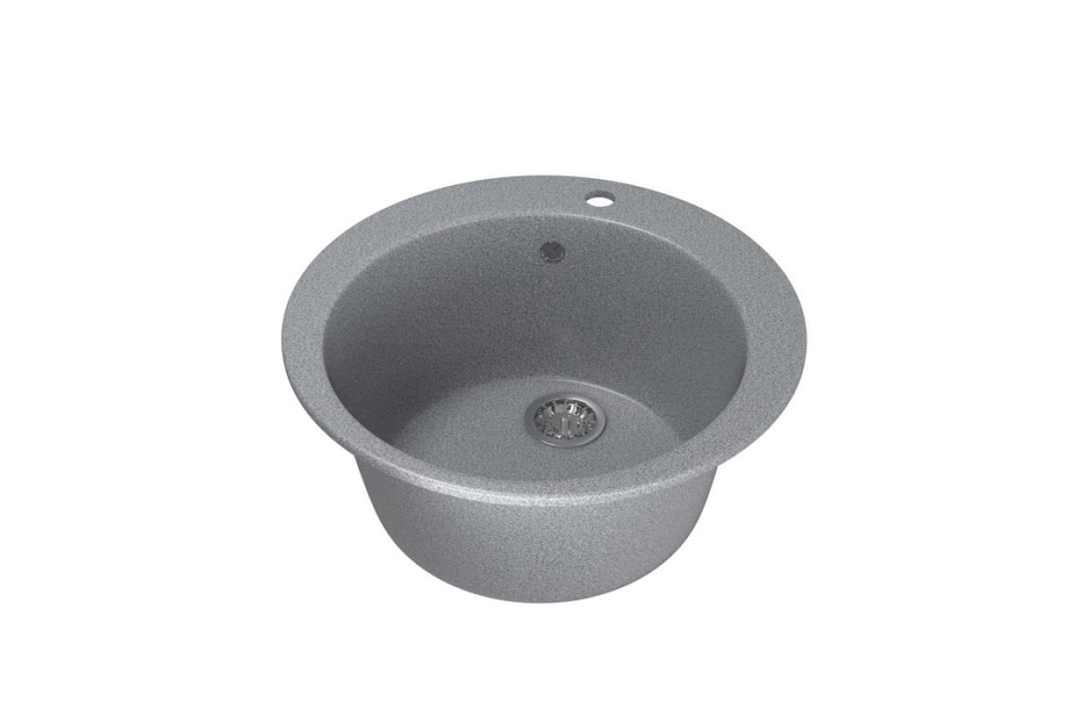 Мойка MIXLINE ML-GM13 круглая темно-серая (309) 495мм