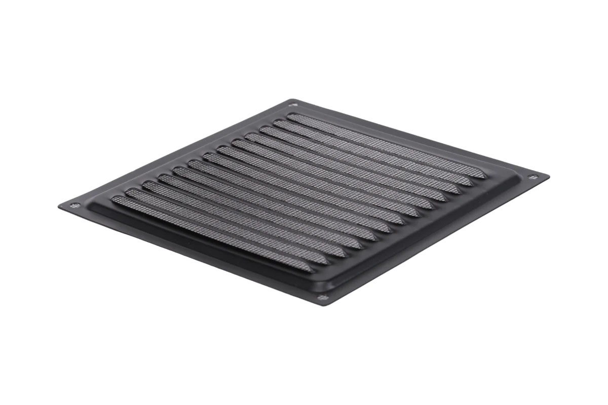 Решетка вент. накладная 150*150 Р черная