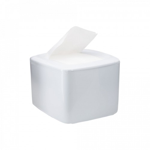 Диспенсер для салфеток с верхней подачей Focus Тор Pull белый Hayat 