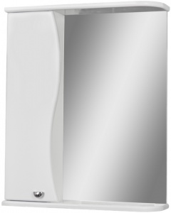 Мебель д/ванной Волна 55 зеркало-шкаф левый АЙСБЕРГ