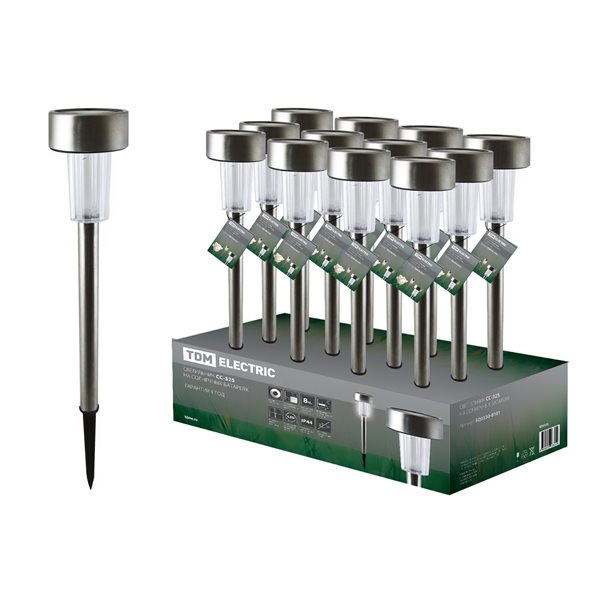 Светильник LED СС-325 солнеч.батарея, сталь, 6х35см TDM SQ0330-0101