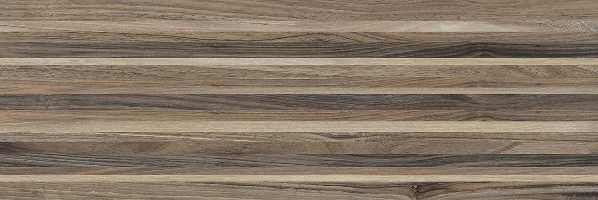 Плитка 200*600 Laparet Zen коричневая полоски 60030