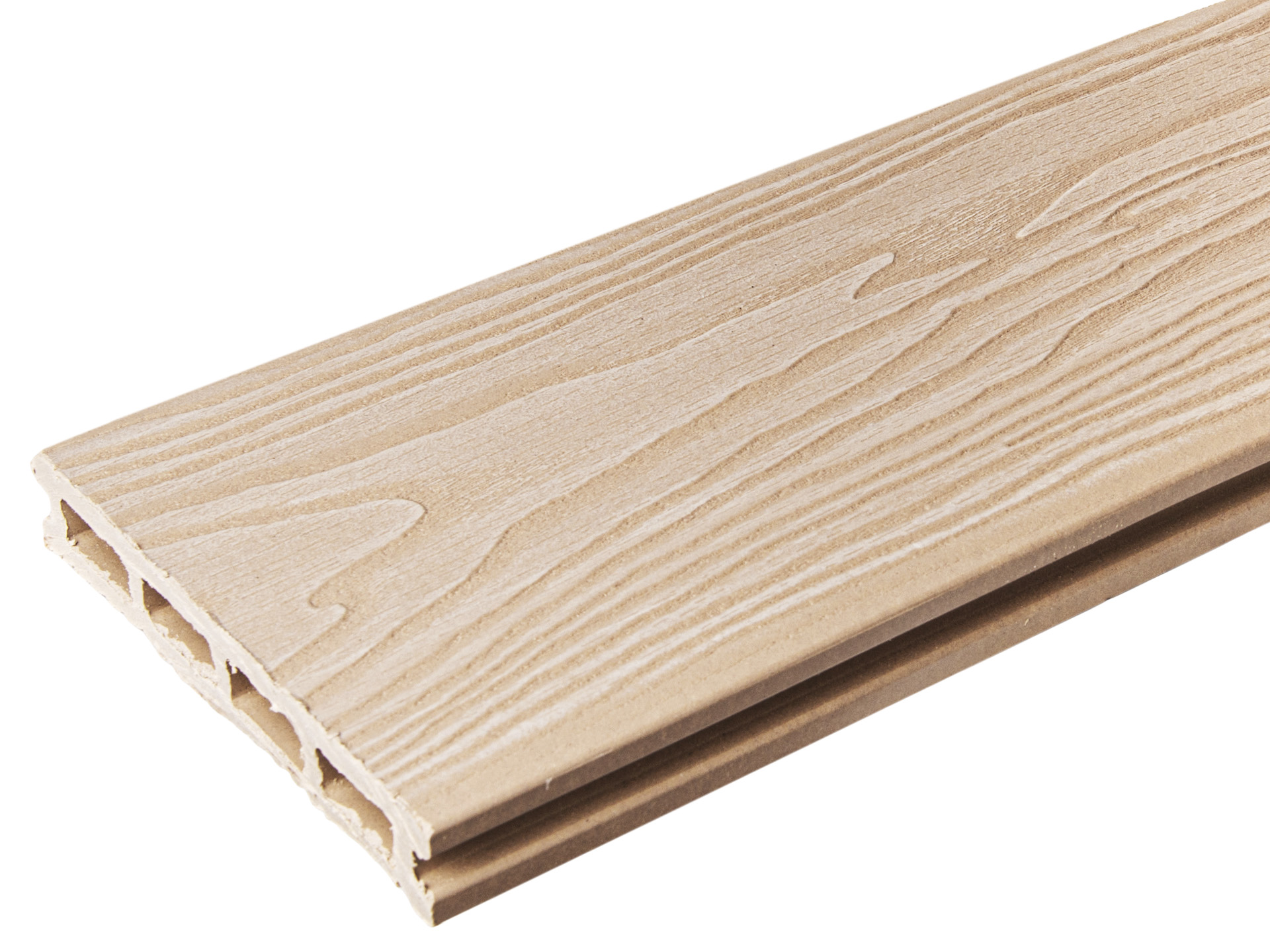 Террасная доска 25*150*4000мм 3D TalverWood брашинг слоновая кость 