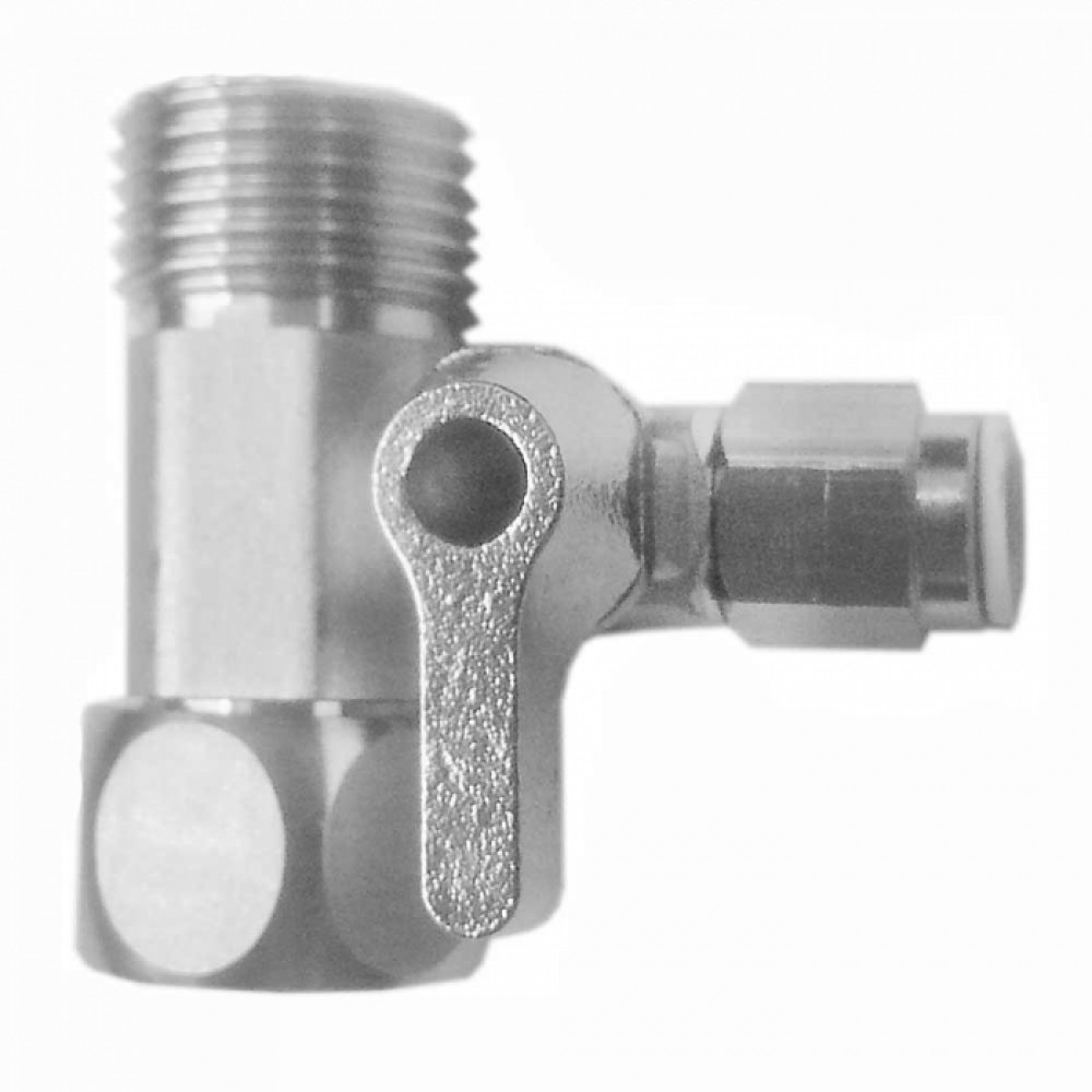 Кран-тройник для подключение системы очистки воды к водоснабжению 1/2"-1/4" ITA F9007 