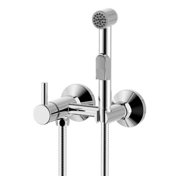 Смеситель настенный Россинка Х25-54 с гиг. лейкой