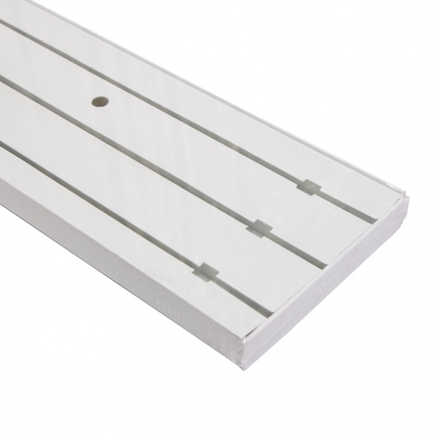 Шина потолочная белая 2,4м трёхрядная