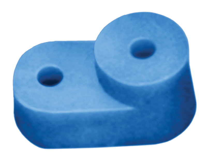 Изолятор угловой для шина нулевая синий YIS32 IEK 