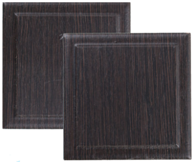 Замки декоративные для арки ПВХ широкие Венге (2шт)