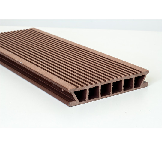 Террасная доска 28*153*4000мм Deckron коричневая