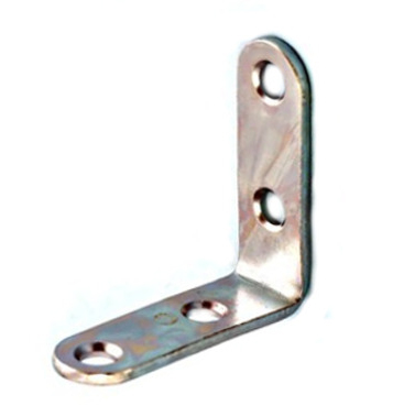 Крепежный уголок мебельный 26х26 4отв.