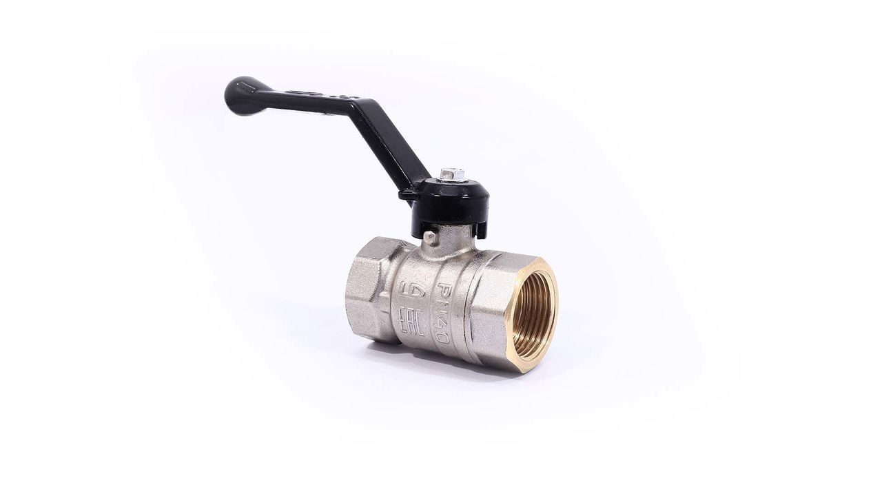 Кран шаровый 1/2 вн/вн ручка никель LD Pride