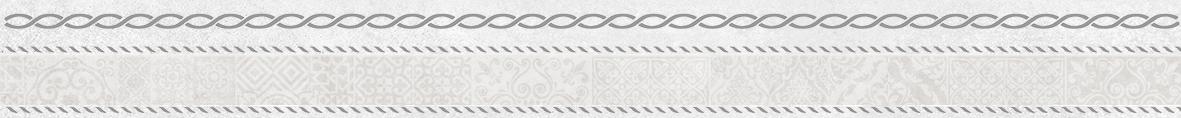 Плитка 60*600 Laparet Alabama бордюр узор серый