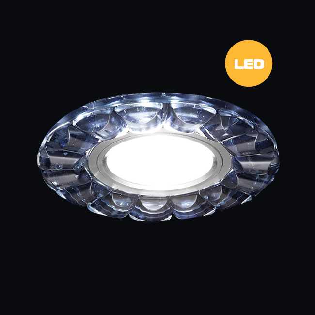 Светильник потолочный CRYSTAL LED-4 MR16 черный 00-0102