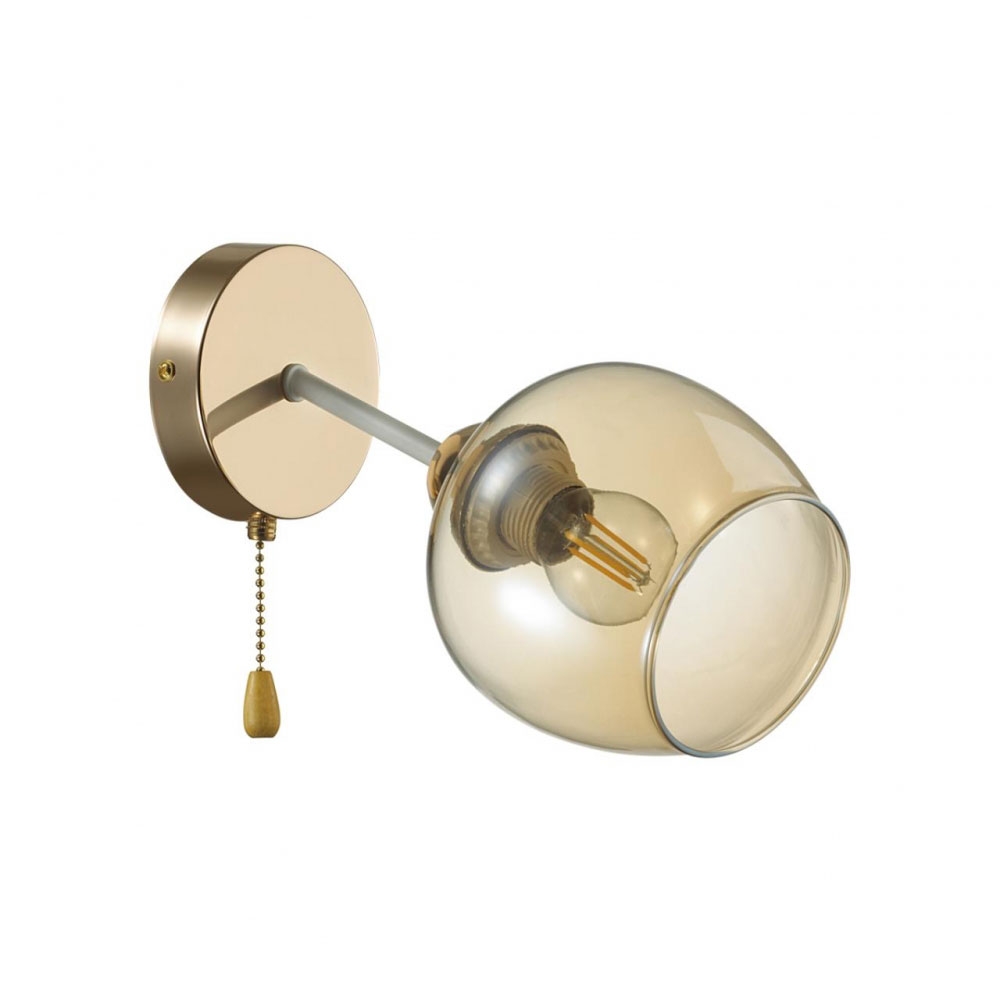 Бра LUMION COMFI 5650/1W бел/золото E27 1*60W 