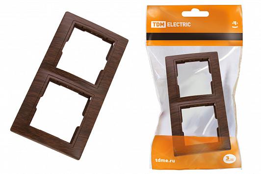 Рамка Таймыр 2 поста горизонт бук SQ1814-0326