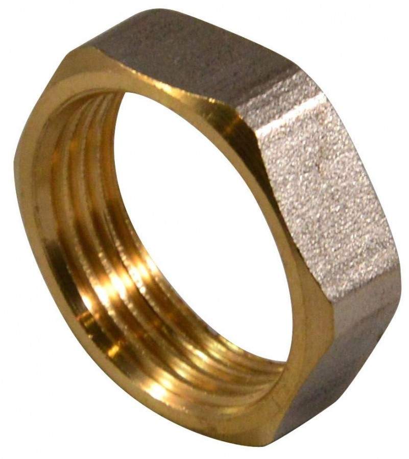 Контргайка 1/2" никель