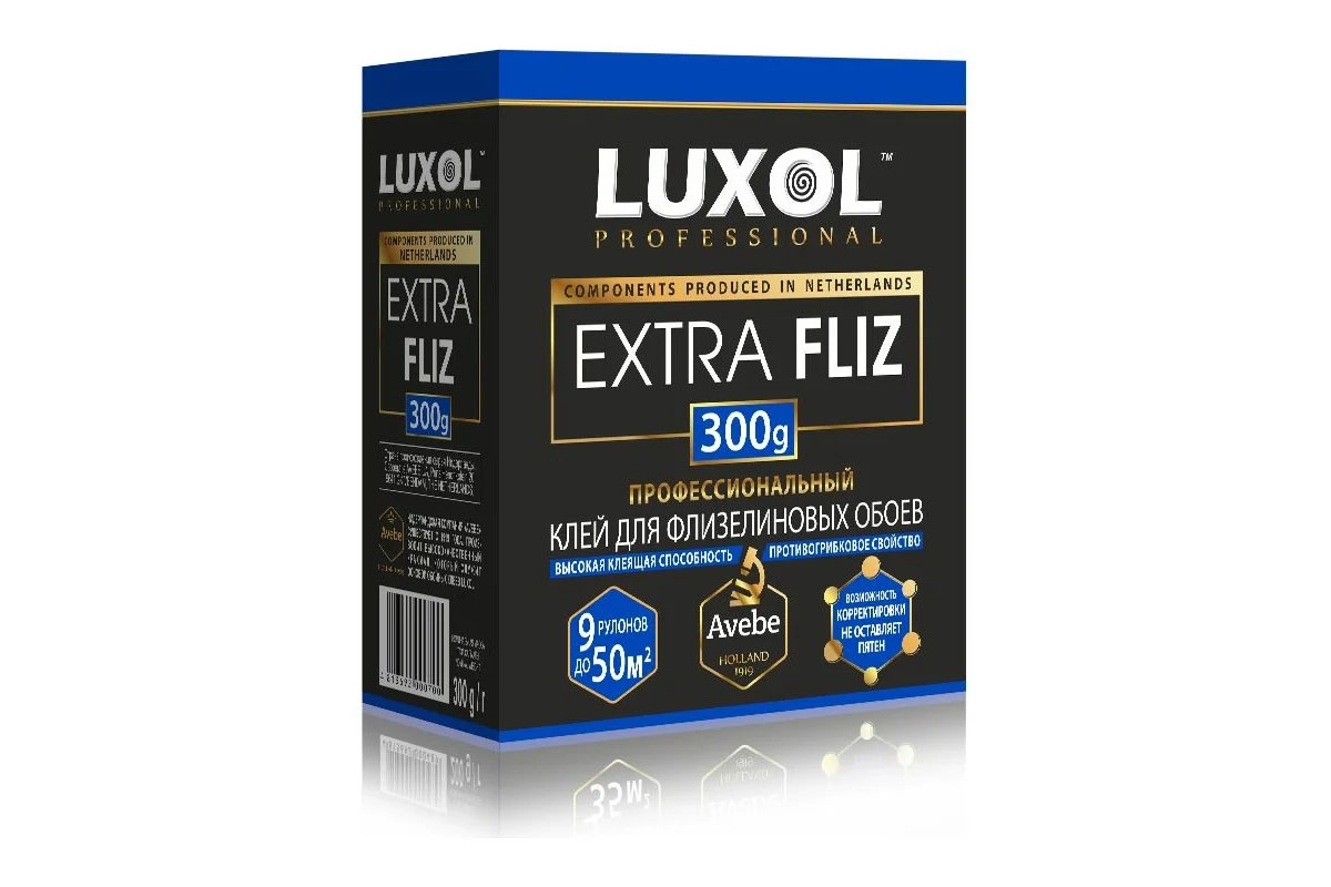 Клей обойный 300гр.LUXOL EXTRA FLIZ д/флизелиновых обоев 
