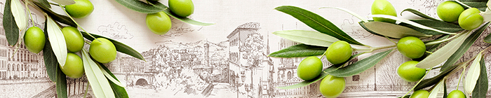 Фартук Листовая панель ПВХ Итальянская Олива  3,0м Ур