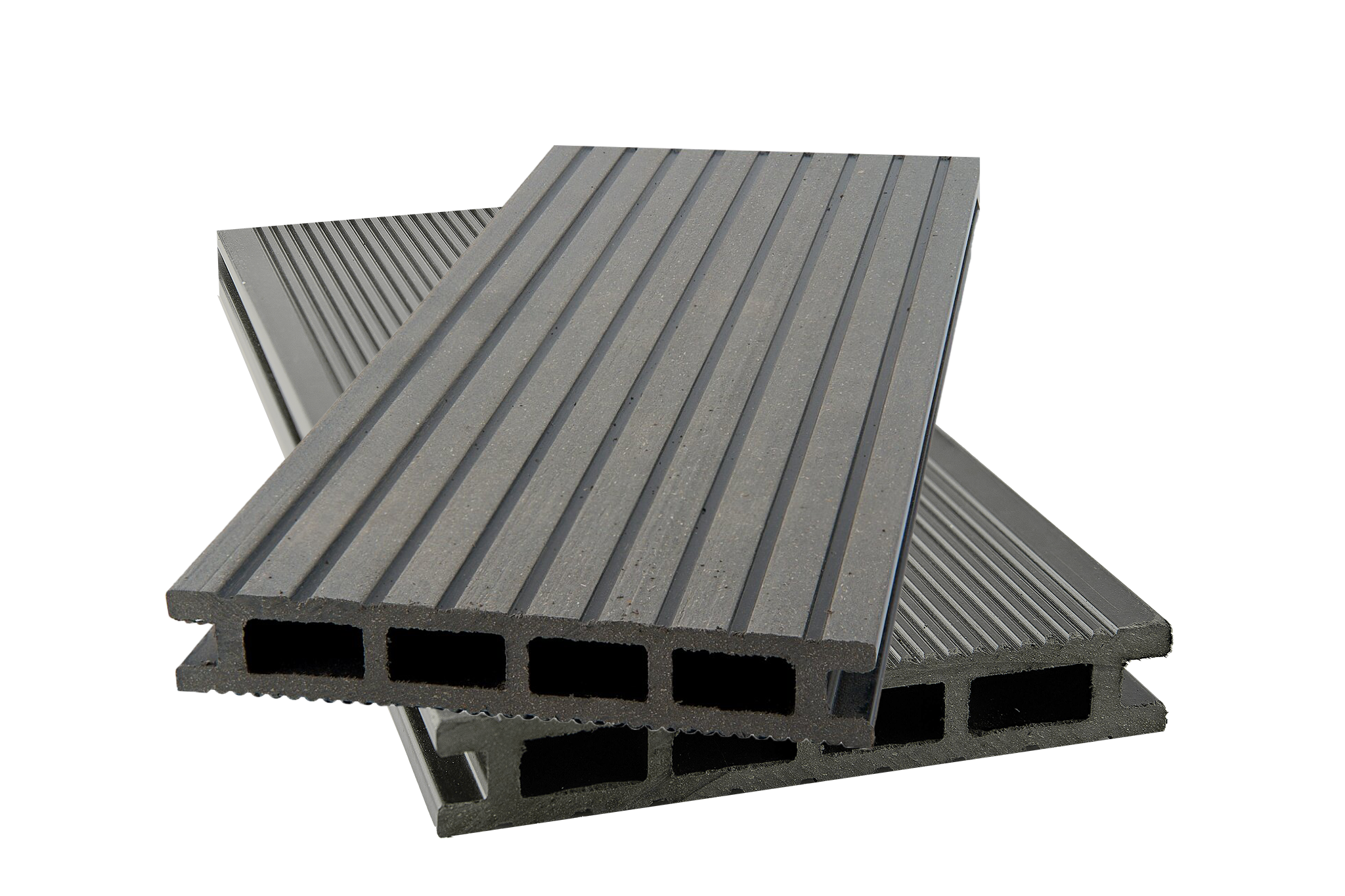 Террасная доска ДПК 26*150*4000мм TAVOLA ECO вельвет крупный брашированная серый 