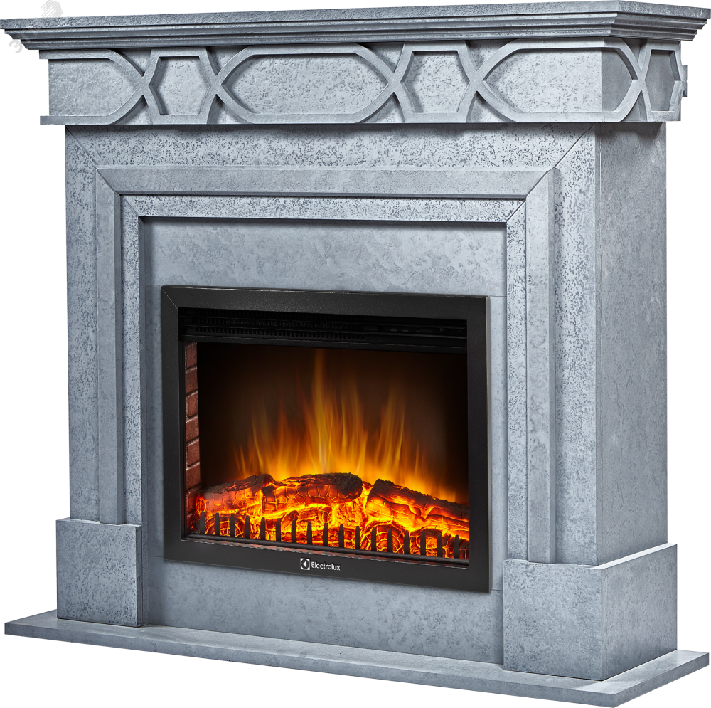 Портал для камина Antico 30, 1260х1030х340мм, 33кг, серый Electrolux