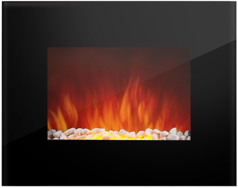 Электрокамин EFP/W-1100ULS 1,8кВт, 220В, 660х520х95мм, плоский, черный Electrolux