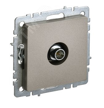 Розетка BRITE TV оконечная BR-A10-O-K37 механизм шампань