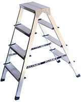 Лестница стремянка  двухсторонняя 4 ступени 7204