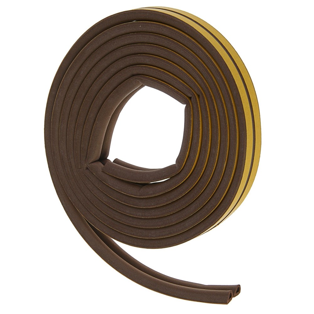 Уплотнитель D коричневый 9*7-10м