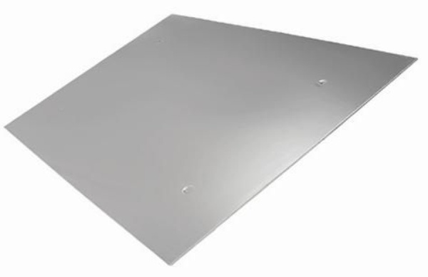 Лист предтопочный 480х965мм, AISI 430 ТиС