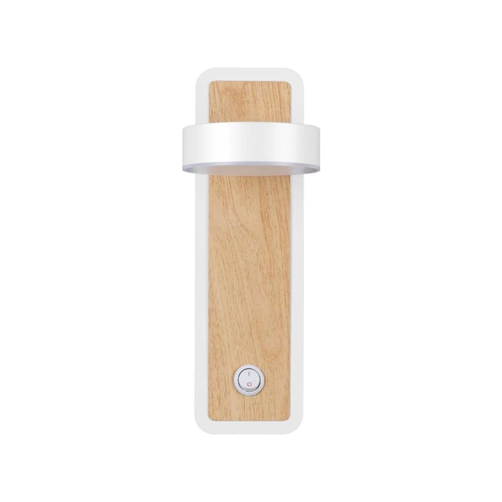 Бра LUMION LEDIO LELAND 5630/5WL  бел./дерев. LED  3000K 5W