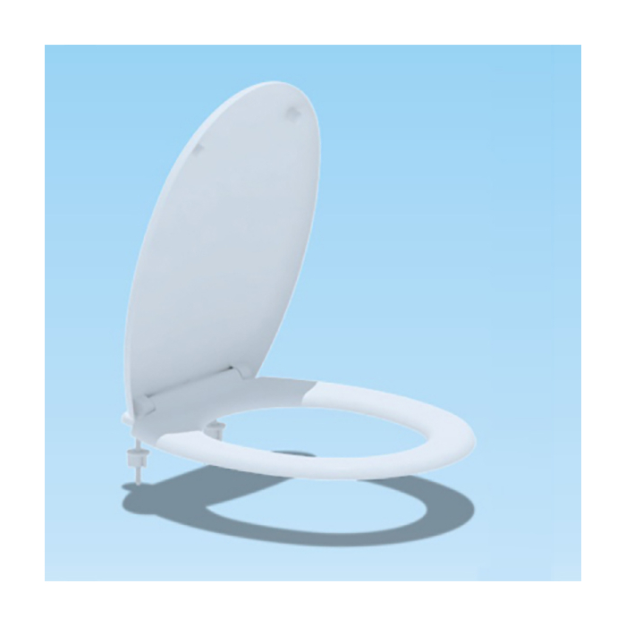 Сидение д/унитаза АНИ ПЛАСТ WS0200 пласт.крепл.(Комфорт, Бриз, Ардо, Дора, ЦОП)