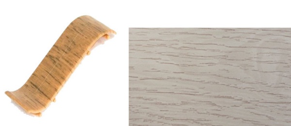 Плинтус пластик QVADRO 80  317  соединитель  