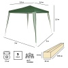 Тент садовый Green Glade 1018 3*3*2,5м полиэстер