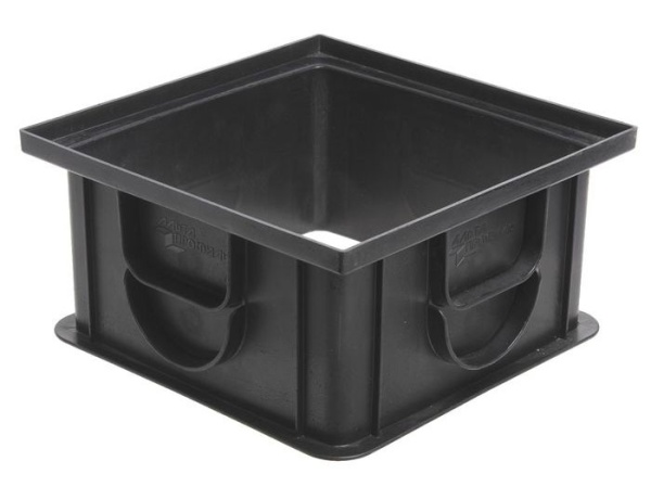 Надстройка для дождеприёмника (черная), 0,297*0,297*0,150м