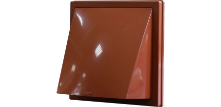 Выход стенной с обр.клап с фланцем D100 коричневый 1515К10ФВ 