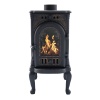 Печь-камин СИБИРЬ-6 чугун, 120м3, D115, НМК